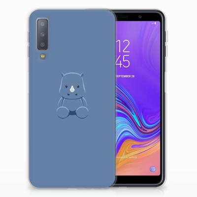 Samsung Galaxy A7 (2018) Telefoonhoesje met Naam Baby Rhino Samsung Galaxy A7 (2018) Telefoonhoesje met Naam Baby Rhino