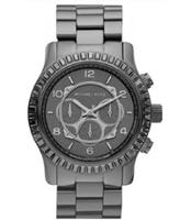 Horlogeband Michael Kors MK5542 Roestvrij staal (RVS) Antracietgrijs 24mm - thumbnail