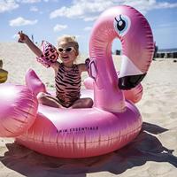 Opblaasbare Flamingo Luchtbed Roze - thumbnail