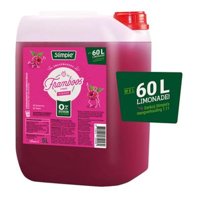 Slimpie - Framboos Siroop - 5 ltr
