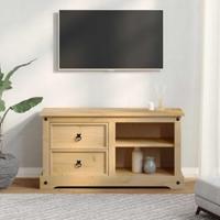 Tv-meubel Corona 100x40x52 cm massief grenenhout - thumbnail