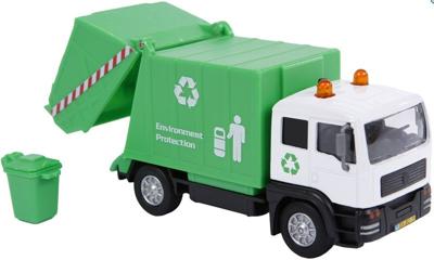 Kids Globe Vuilniswagen met licht en geluid
