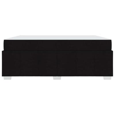 Bedframe met matras Zwart 180 x 200 cm Stof