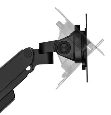 Neomounts DS70-250BL1 Monitorarm 17-35" - gasveer - Topfix - 180°-stop Neomounts DS70-250BL1 Monitorarm 17-35" - gasveer - Topfix - 180°-stop