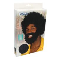 Pruik Rufus met baard - thumbnail