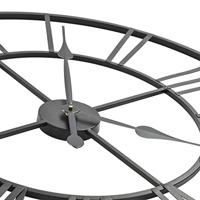 VidaXL Wandklok vintage-stijl met quartz-mechanisme xxl 80 cm metaal - thumbnail