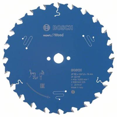 Bosch Accessories Expert for Wood 2608644035 Cirkelzaagblad 184 x 16 x 1.6 mm Aantal tanden: 24 1 stuk(s) Bosch Accessories Expert for Wood 2608644035 Cirkelzaagblad 184 x 16 x 1.6 mm Aantal tanden: 24 1 stuk(s)