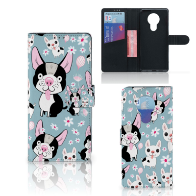 Nokia 5.3 Telefoonhoesje met Pasjes Hondjes Nokia 5.3 Telefoonhoesje met Pasjes Hondjes