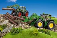 Siku Control op afstand bestuurbare Fendt 933 Vario tractor met voorlader en Bluetooth afstandsbediening - thumbnail