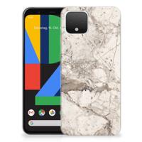 Google Pixel 4 | TPU | Siliconen hoesje | Marmer Beige - thumbnail