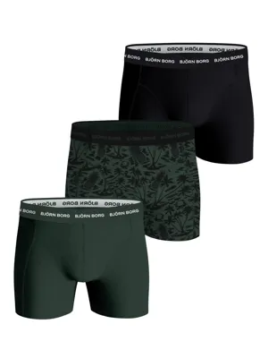 3-Pack heren boxershort - Cotton stretch - Elastisch katoenen heren onderbroeken blauw