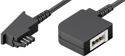 goobay TAE-F-verlenging 4-pins verlengkabel