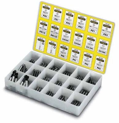 Stanley handgereedschap Assortiment Bits 200 Delig - 1-68-741 Stanley handgereedschap Assortiment Bits 200 Delig - 1-68-741