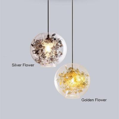 YWXLight 4W moderne hangende lamp glas kunst creatieve hanger licht met E27 lamp perfect voor keuken eetkamer slaapkamer