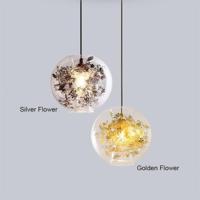 YWXLight 4W moderne hangende lamp glas kunst creatieve hanger licht met E27 lamp perfect voor keuken eetkamer slaapkamer - thumbnail