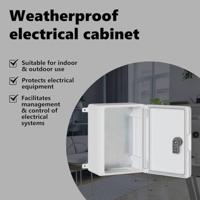 VidaXL Bedieningskast grijs 47 x 20 x 60 cm abs kunststof - thumbnail