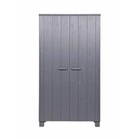 WOOOD Opbergkast 'Dennis' kleur Donkergrijs - thumbnail