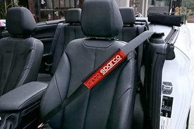 Kussentje voor veiligheidsgordel Sparco SPC1208RD Rood (2 Stuks)