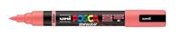 Uni Posca paintmarker PC-5BR, 1 - 4 mm, penseel punt, koraal - thumbnail