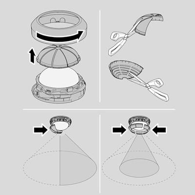 Steinel bewegingsmelder infrarood IS 360-3 Wit 006532 plafondsensor - thumbnail