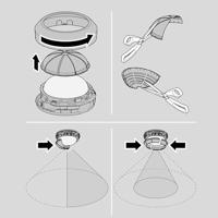 Steinel bewegingsmelder infrarood IS 360-3 Wit 006532 plafondsensor - thumbnail