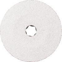 PFERD TOOLS 64194106 Combiclick keramische korrel fiberschijf Ø 125 mm Co-Alu 60 voor zachte non-ferrometalen Diameter 125 mm - thumbnail