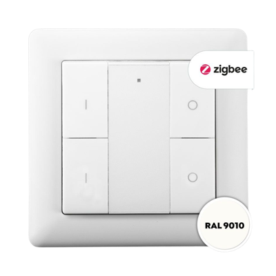 EcoDim Draadloze Zigbee schakelaar voor 2 groepen