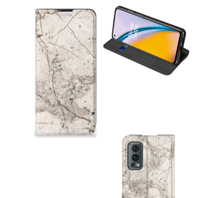 OnePlus Nord 2 5G | Standcase | Marmer Beige