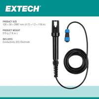 Extech Waterkwaliteitsmeter Geleidingsvermogen - thumbnail