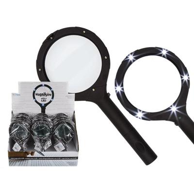 Vergrootglas met licht