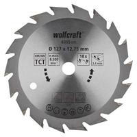 Wolfcraft Handcirkelzaagblad | HM | 18 Zähne | Ø127mm | 1 stuk - 6355000 - thumbnail