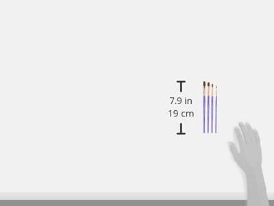 Humbrol platte penselen set - 3/5/7/10 (HAG4305)