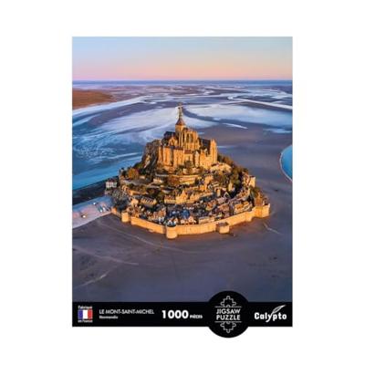 Puzzel - SENTOSPHERE - Calypto - 1000 stukjes - Mont-Saint-Michel - Normandië - Zijdezachte afwerking - Vanaf 9 jaar Puzzel - SENTOSPHERE - Calypto - 1000 stukjes - Mont-Saint-Michel - Normandië - Zijdezachte afwerking - Vanaf 9 jaar