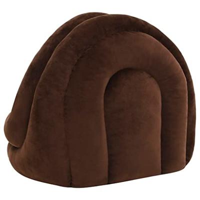 Kattenmand 40x40x35 cm bruin en crmekleurig