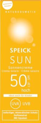 Speick Sun SPF50 Zonnecrème Speick Sun SPF50 Zonnecrème