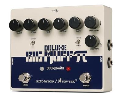 Electro Harmonix Sovtek Deluxe Big Muff Pi distortion sustainer