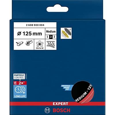 Bosch Accessoires Expert Multihole steunpads universeel 125 mm, middelhard - 1 stuk(s) - 2608900004 Bosch Accessoires Expert Multihole steunpads universeel 125 mm, middelhard - 1 stuk(s) - 2608900004