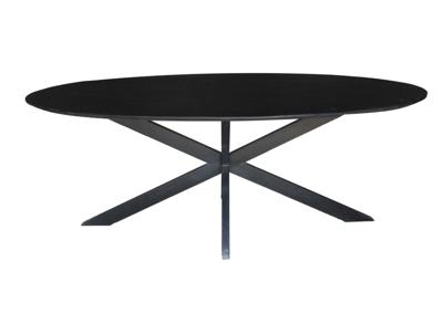 Oslo Black Oval 210 cm-12542