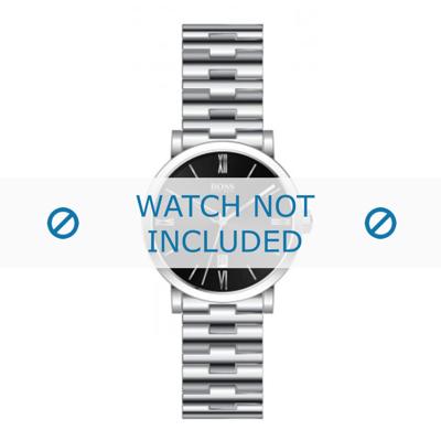 Hugo Boss horlogeband HB1512010 / HB-19-1-14-2002 Staal Zilver