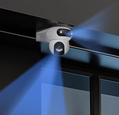 Bewakingscamera - EZVIZ - H90 - Gemotoriseerd - Nachtzicht - 2 x 2K camera's