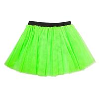Dames Party Tutu Neon Groen - thumbnail