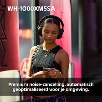 DRAADLOZE KOPTELEFOON SONY WH-1000XM5SA ZWART - thumbnail