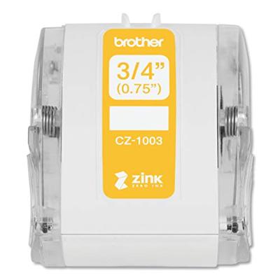 Brother CZ1003 Rol met etiketten 19 mm x 5 m Papier Wit 1 stuk(s) Permanent hechtend Gekleurde etikettenrol Brother CZ1003 Rol met etiketten 19 mm x 5 m Papier Wit 1 stuk(s) Permanent hechtend Gekleurde etikettenrol