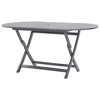 Tuintafel inklapbaar 160x85x75 cm massief acaciahout
