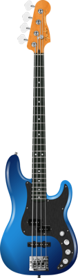 Fender American Ultra II Precision Bass, Noble Blue EB