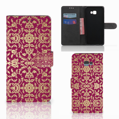 Wallet Case Samsung Galaxy J4 Plus (2018) Barok Pink Wallet Case Samsung Galaxy J4 Plus (2018) Barok Pink
