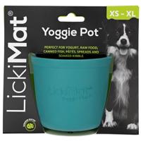 LickiMat® Likbak Yoggie Pot, turquoise - thumbnail