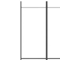 Kamerscherm met 6 panelen 300x220 cm stof wit - thumbnail