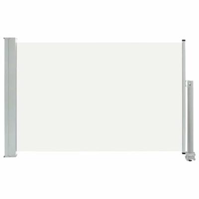 VidaXL Tuinscherm uittrekbaar 60x300 cm crèmekleurig VidaXL Tuinscherm uittrekbaar 60x300 cm crèmekleurig