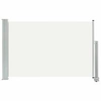 VidaXL Tuinscherm uittrekbaar 60x300 cm crèmekleurig - thumbnail